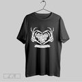 Original Forever Bony Love Heart Hands Unisex