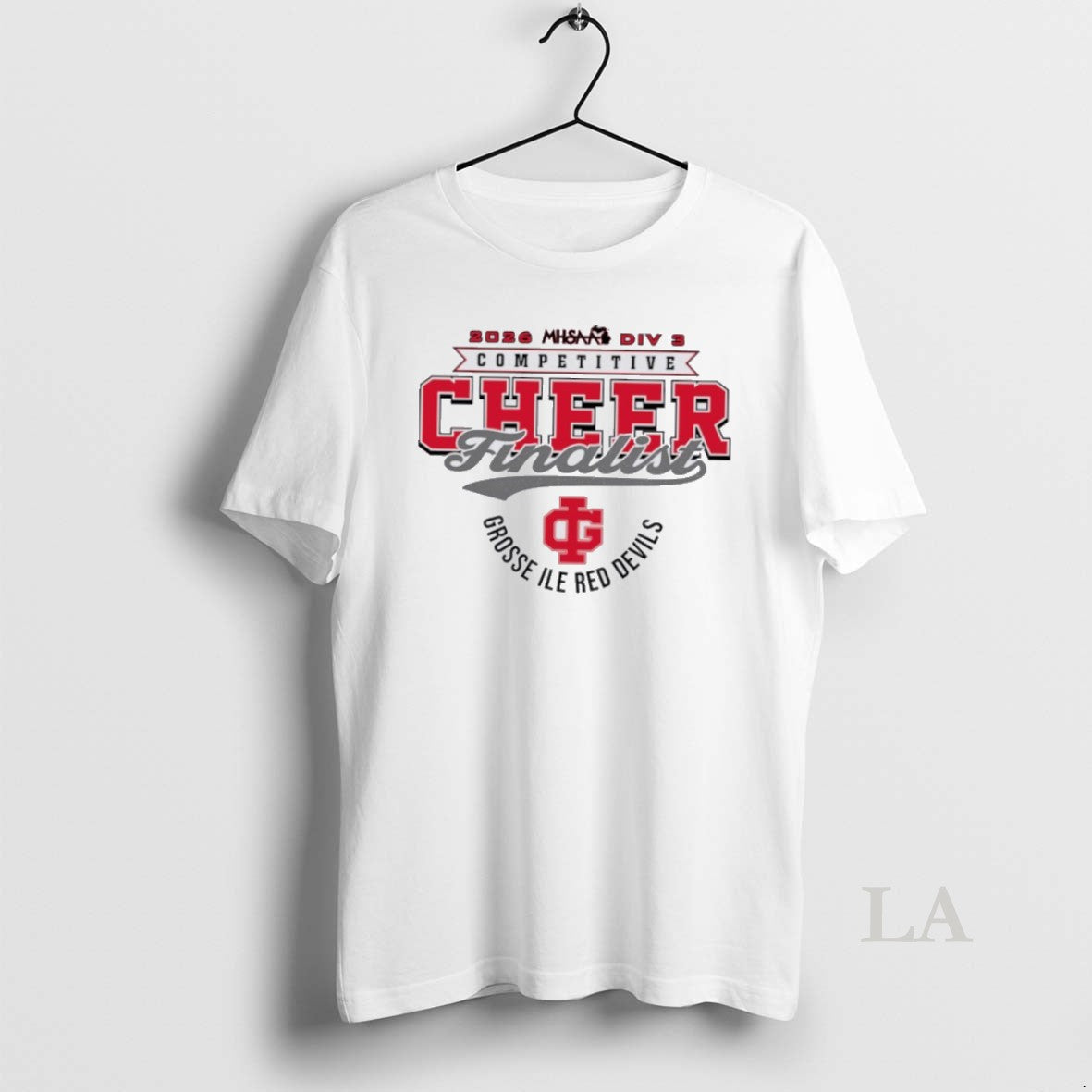Original Grosse Ile Red Devils 2026 Mhsaa Division 3 Competitive Cheer Finalist Unisex