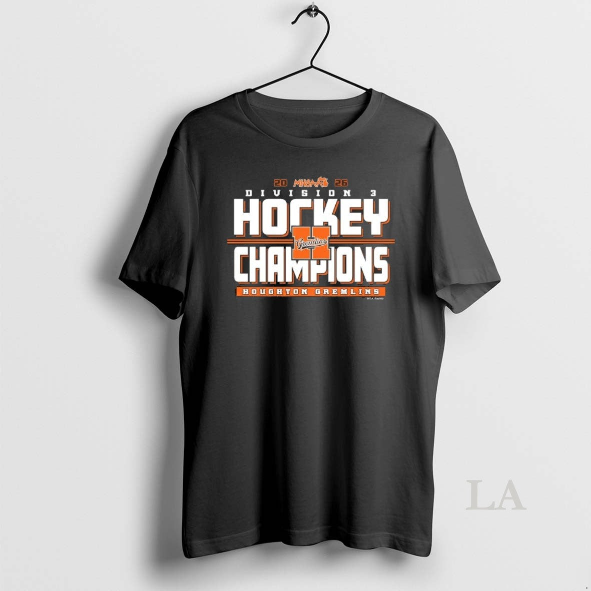 Original Houghton Gremlins 2026 Mhsaa Hockey D3 Champions Unisex