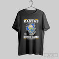 Original I May Live In Kansas But Im A Notre Dame Fighting Irish Fan Forever Unisex