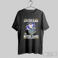 Original I May Live In Louisiana But Im A Notre Dame Fighting Irish Fan Forever Unisex