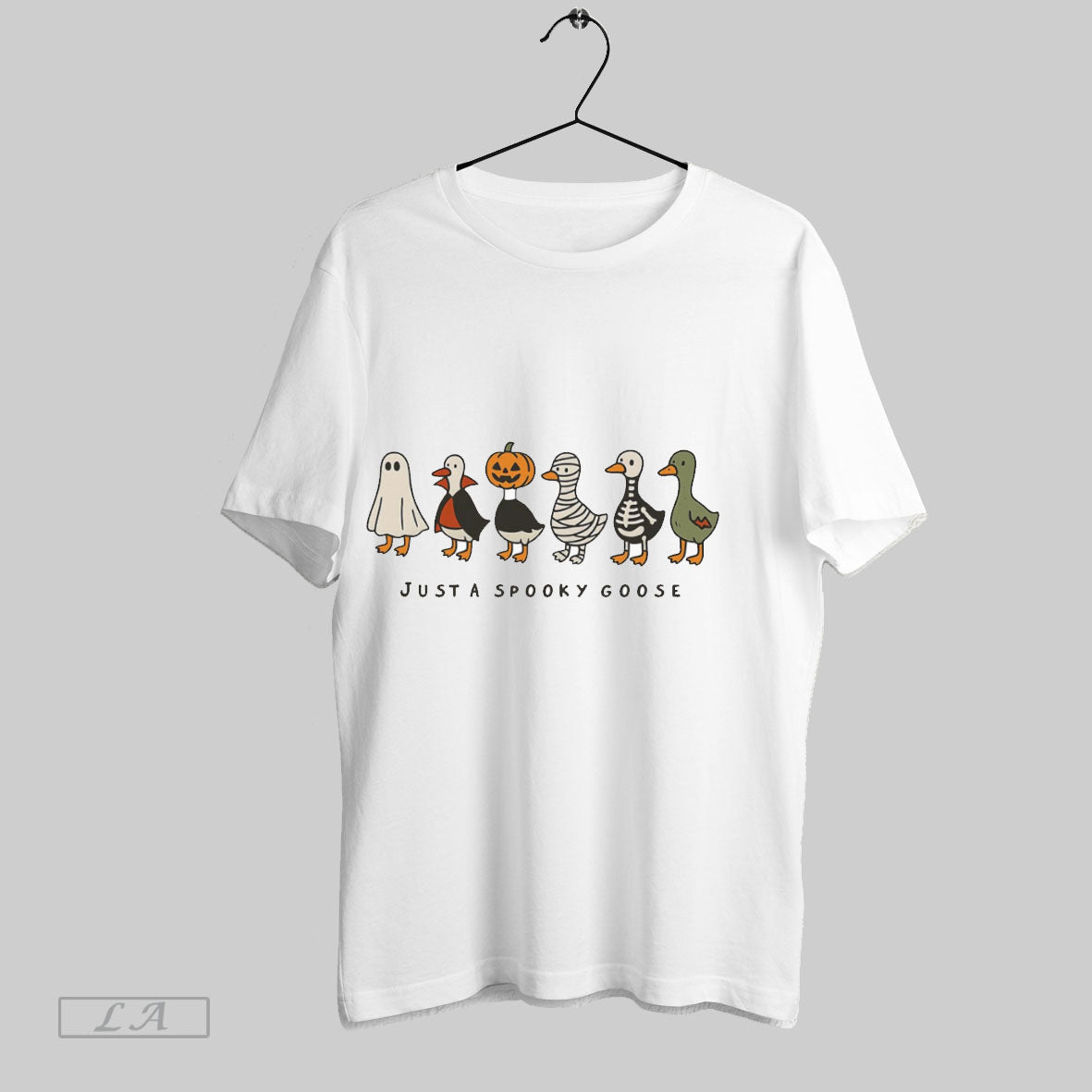 Original Just A Spooky Goose Halloween T Shirt Unisex