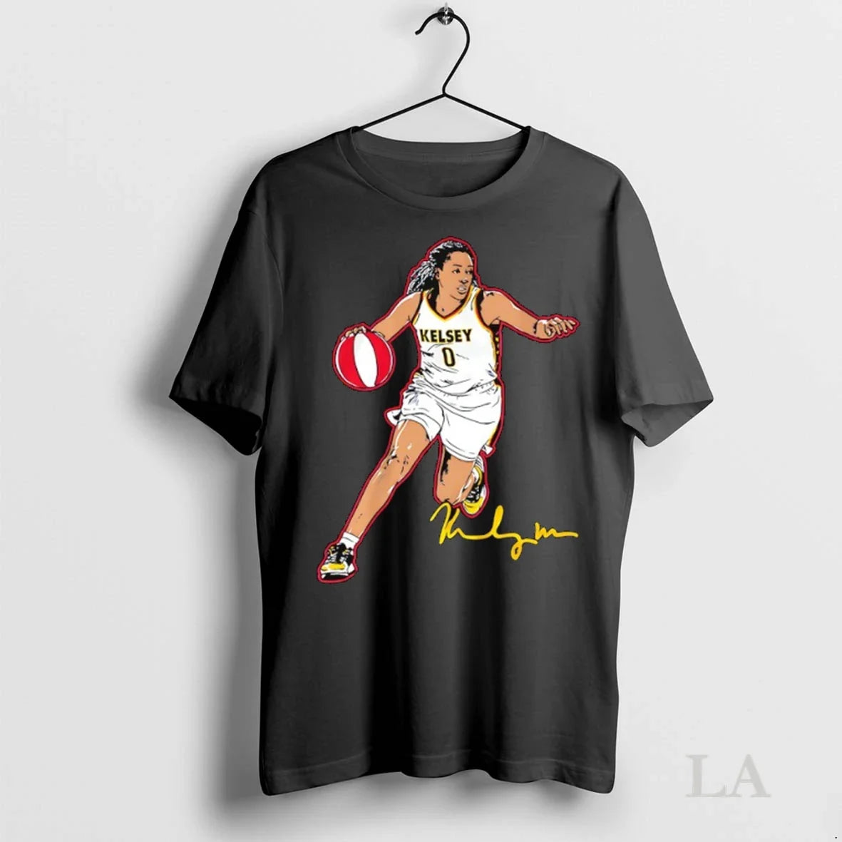 Original Kelsey Mitchell Indiana Fever Superstar Pose Signature Unisex