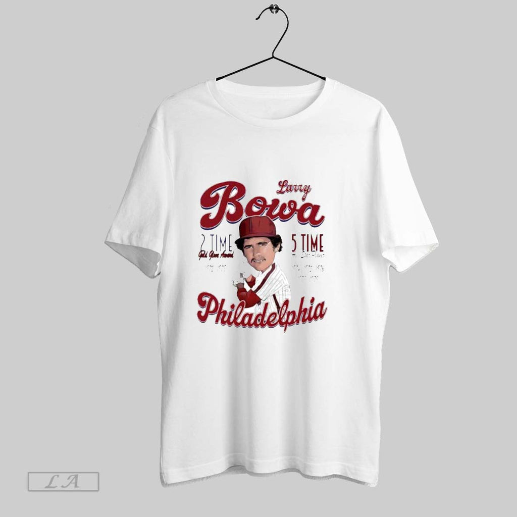 Original Larry Bowa Philadelphia Comic 5 Time All Star Player T Shirt Unisex