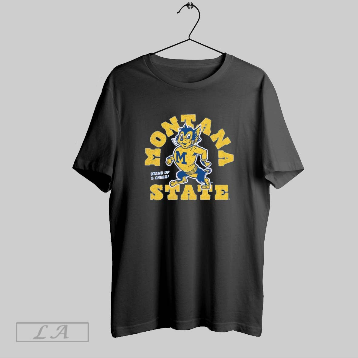 Original Montana State University Bobcats Stand Up And Cheer Ncaa 2025 T Shirt Unisex