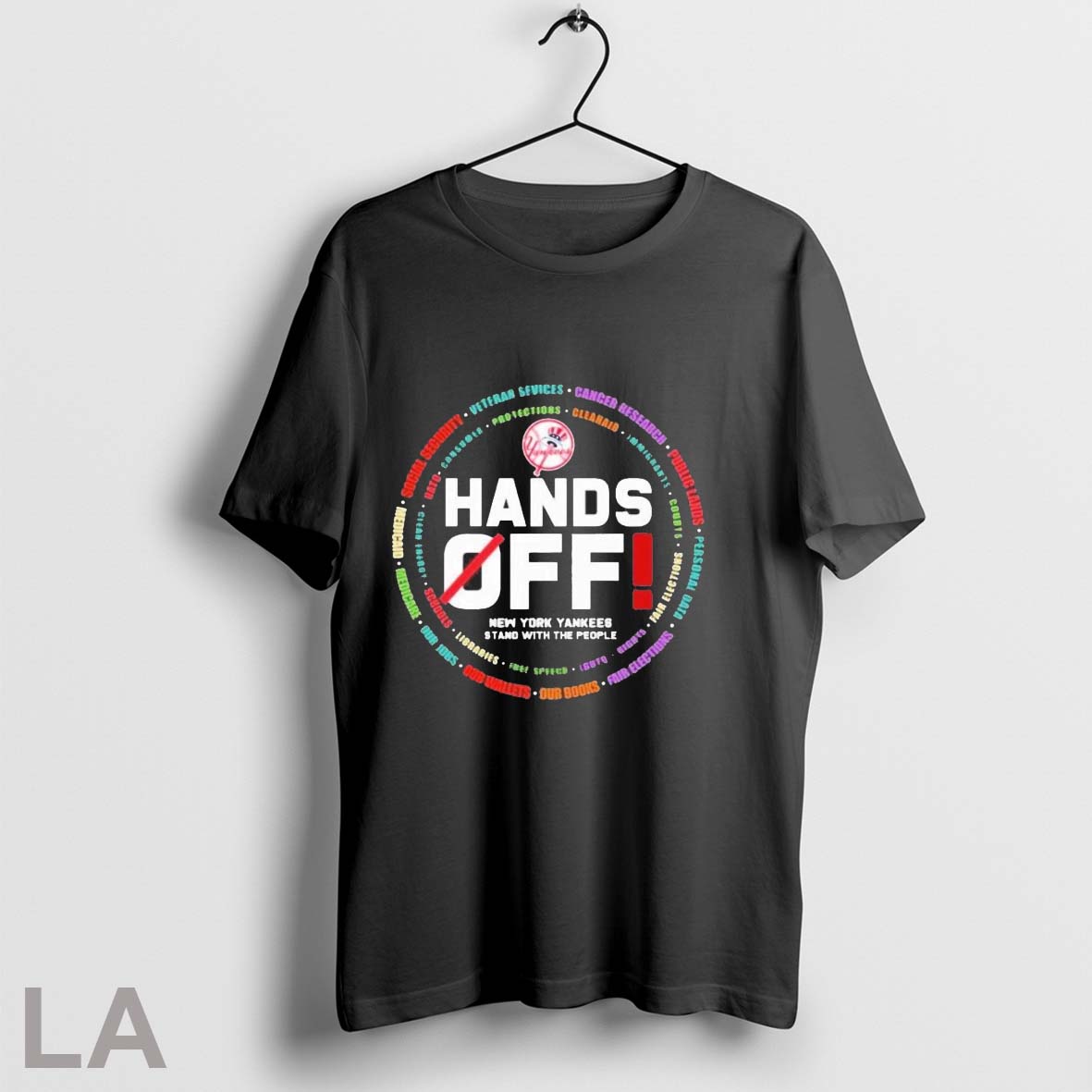 Original New York Yankees Hands Off Stand With The People 2025 Unisex