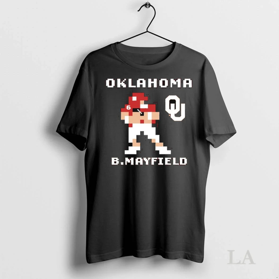 Original Oklahoma Sooners Football Baker Mayfield Pixel Unisex