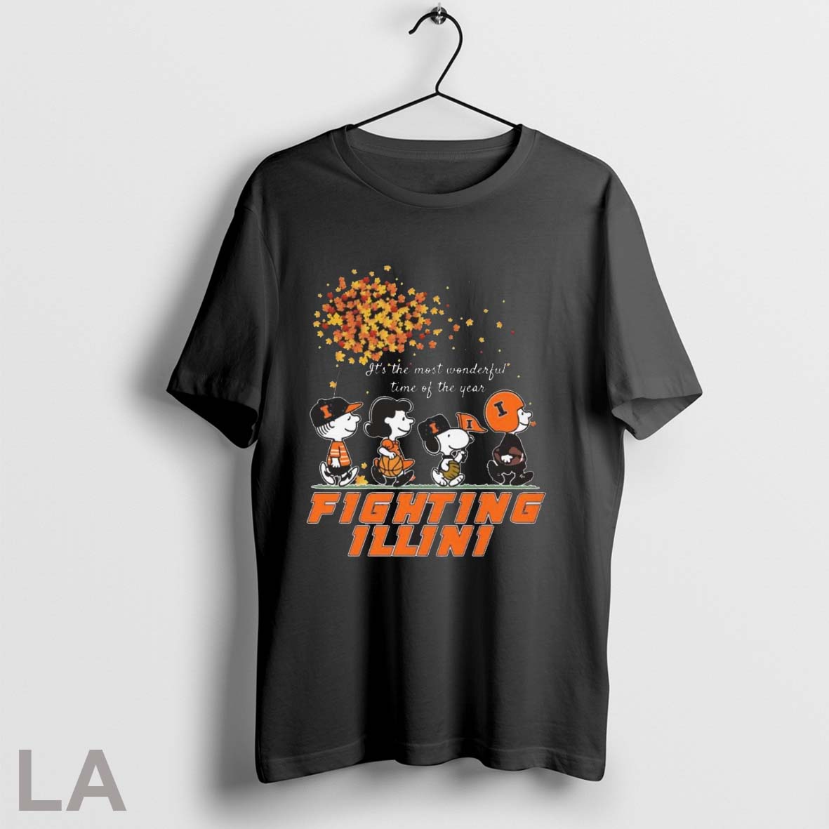 Original Peanuts Its The Most Wonderful Time Of The Year Fighting Illini Unisex
