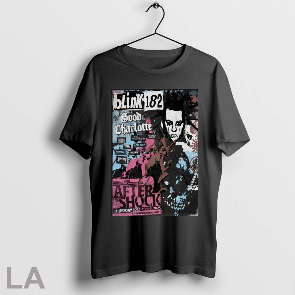 Original Poster Blink 182 Aftershock Festival In Sacramento Ca Thursday October 2 5 2025 Unisex
