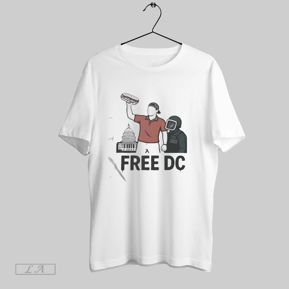 Original Sandwich Guy Free Dc Protest 2025 Unisex