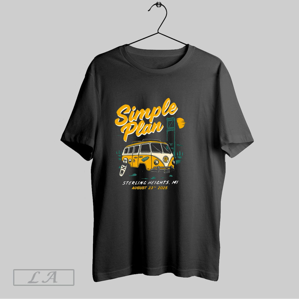 Original Simple Plan Sterling Heights Mi August 23 2025 Concert Unisex