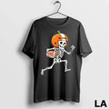 Original Skeleton American Football Player Spooky Sports Ladies Unisex