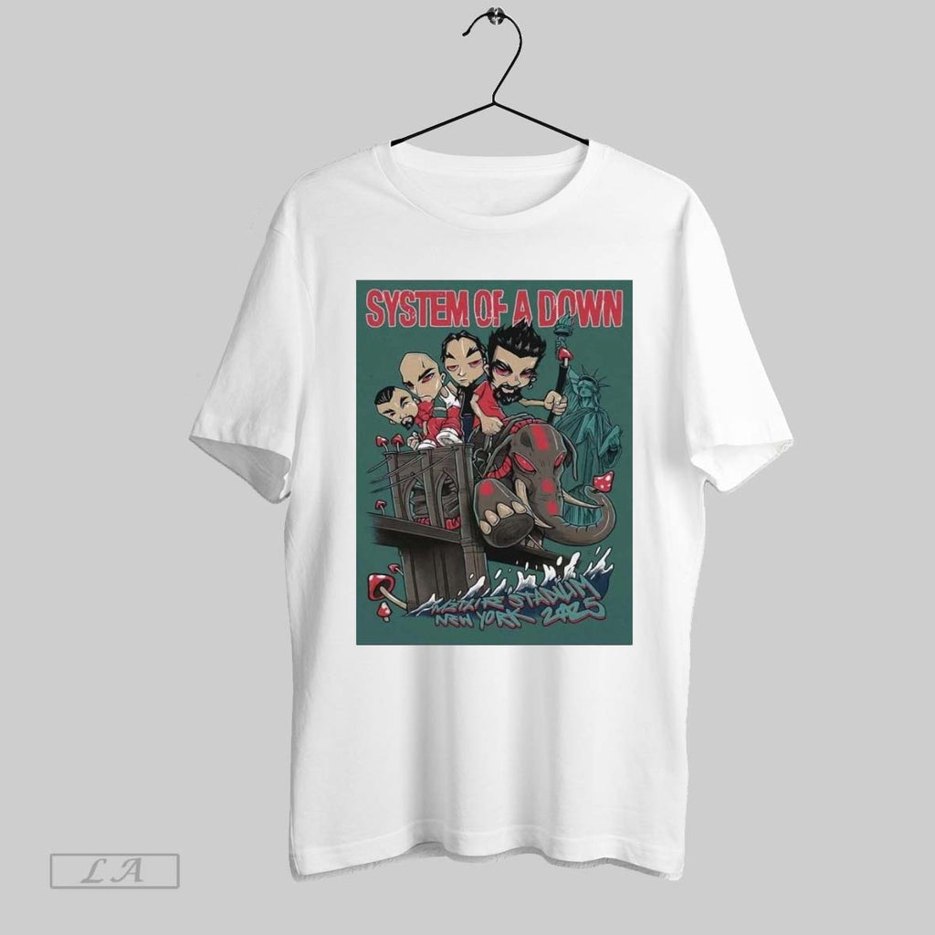 Original System Of A Down New York 2025 Gig At Metlife Stadium On August 27 Unisex