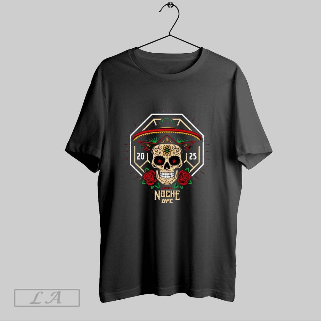 Original Ufc Noche 2025 Sugar Skull Retro Unisex