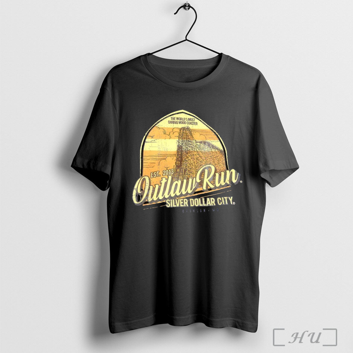 Outlaw Run Silver Dollar City Est 2013 T Shirt Unisex