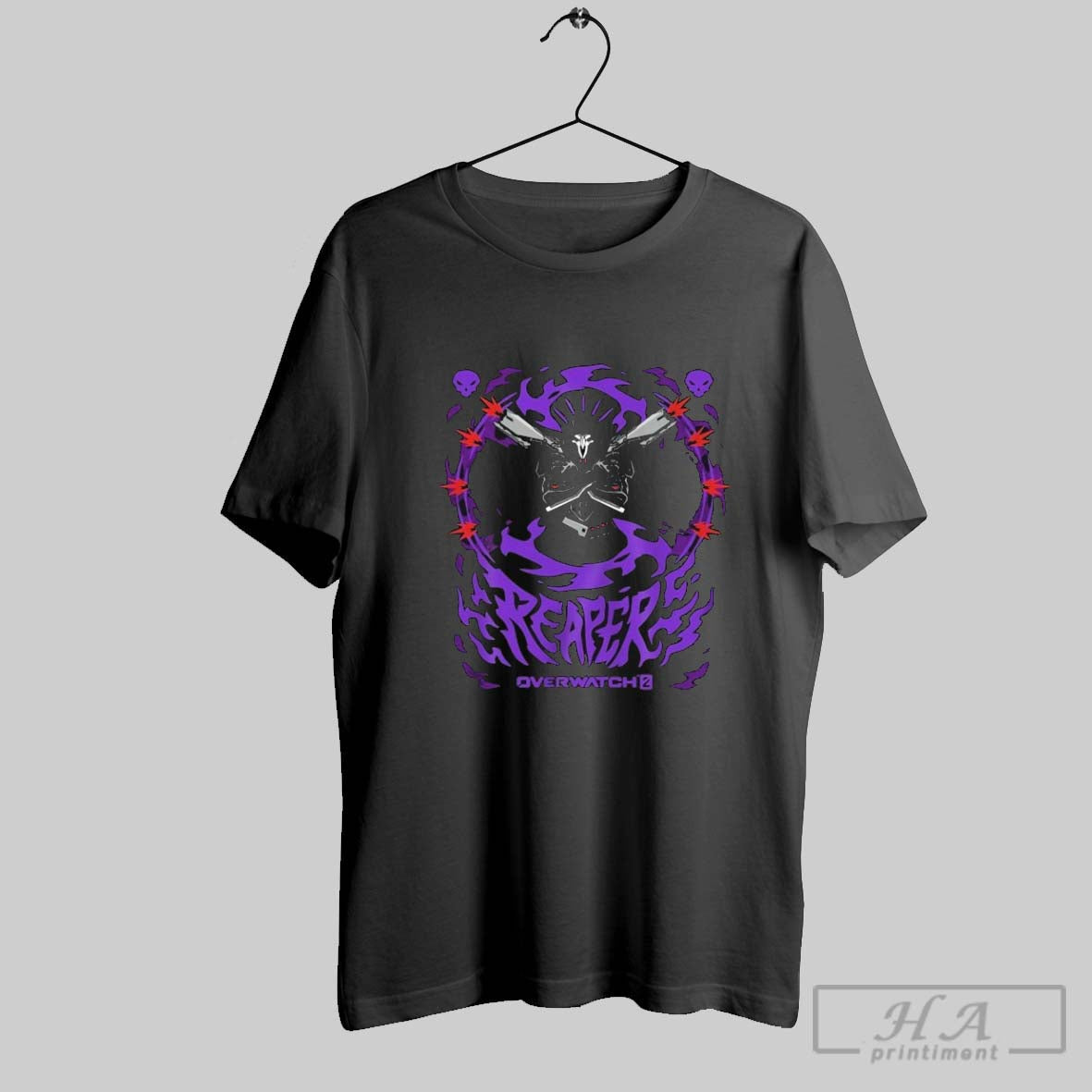 Overwatch 2 Reaper Death Blossom T Shirts Unisex