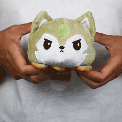 TeeTurtle Reversible Wolf Plushie (Spring + Summer) Unisex
