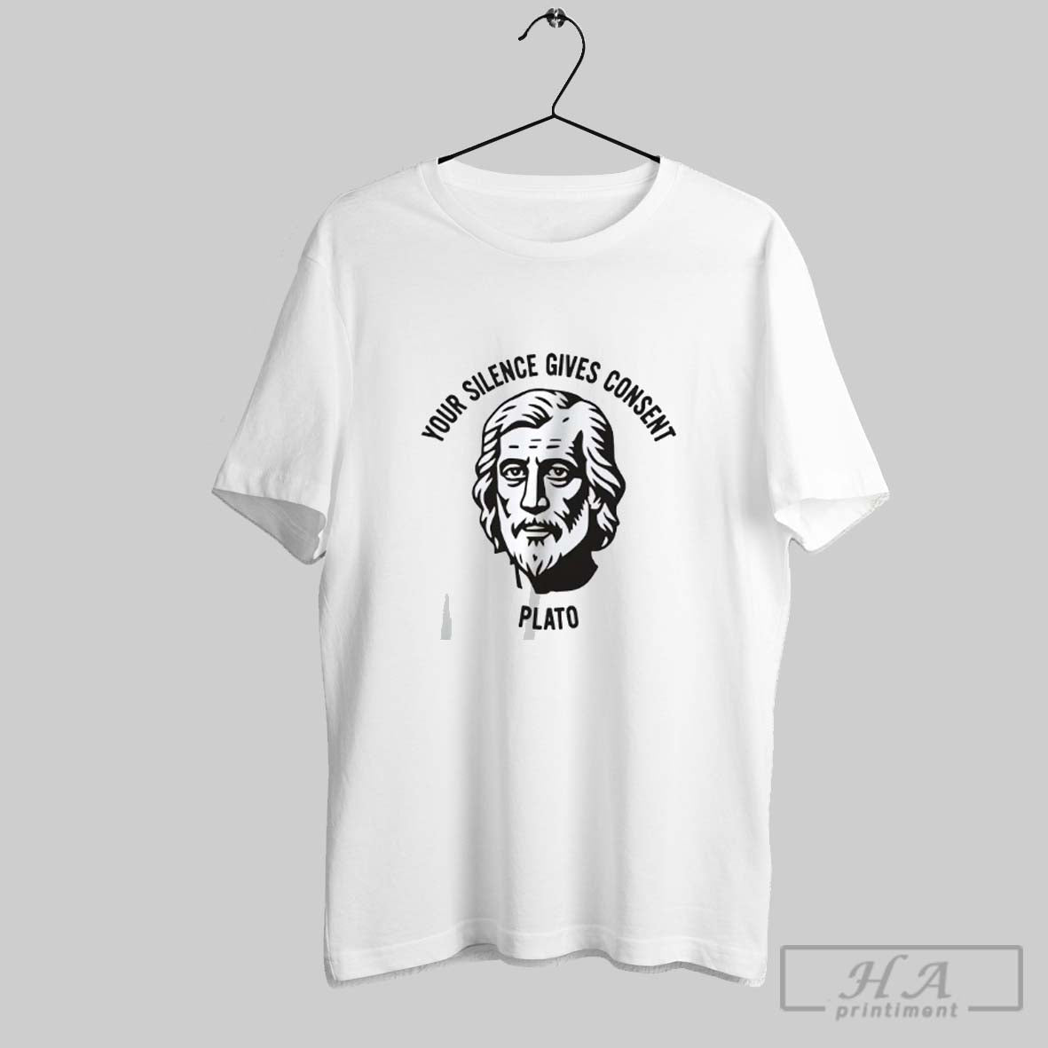 Plato Your Silence Gives Consent Unisex