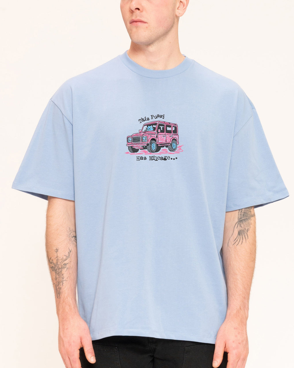 Pussy Has Mileage Oversized Tee Unisex