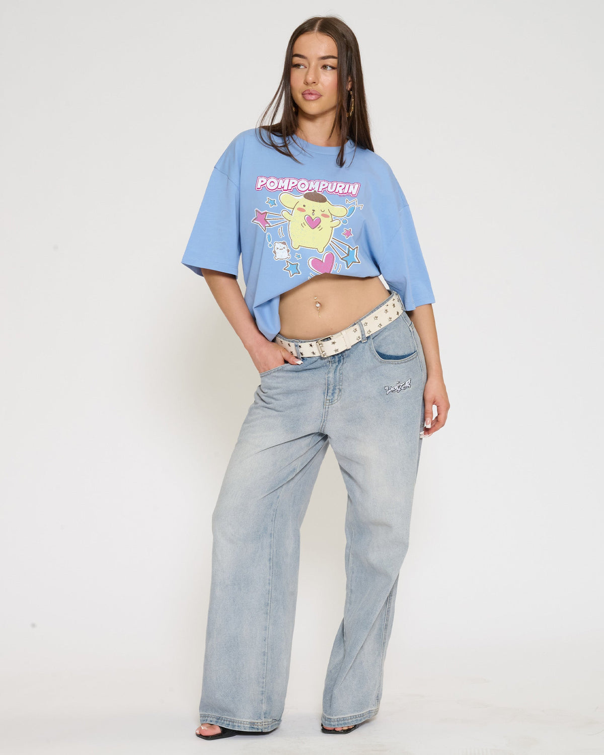 Pompompurin Hearts Oversized Tee Unisex
