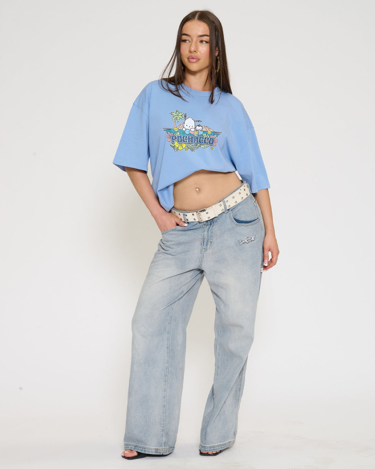 Pochacco Summer Friends Oversized Tee Unisex