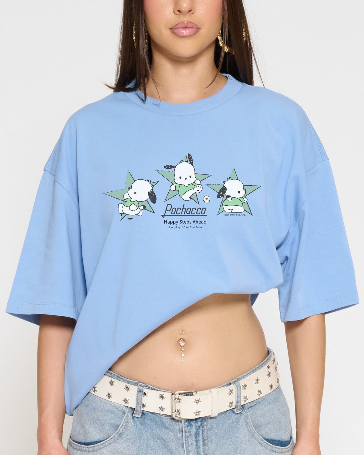 Pochacco Happy Steps Oversized Tee Unisex
