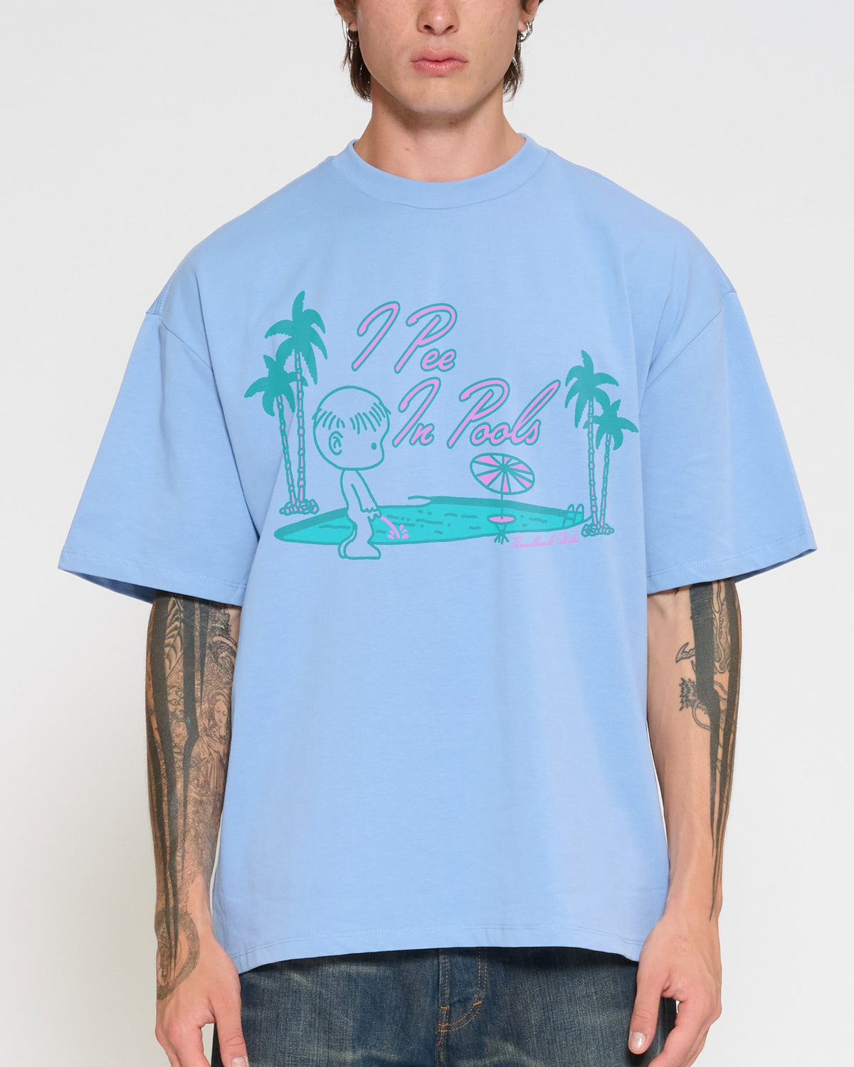 I Pee In Pools Oversized Tee Unisex