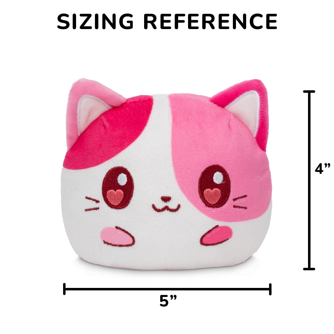 Valentine Present Cat 4" Reversible Plushie Unisex