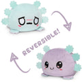 TeeTurtle Reversible Axolotl Plushie (Light Blue + Light Purple) Unisex