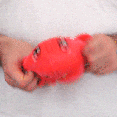 TeeTurtle Reversible Bat Plushie (Strawberry) Unisex