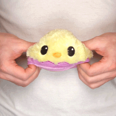 TeeTurtle Reversible Chicken & Egg Plushie Unisex