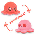 TeeTurtle Reversible Octopus Plushie (Red Sparkle + Pink Sparkle) Unisex