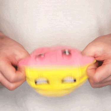 TeeTurtle Reversible Ball Plushie (Yellow + Pink) Unisex