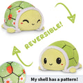 TeeTurtle Reversible Turtle Plushie (Strawberries & Flowers Shell) Unisex