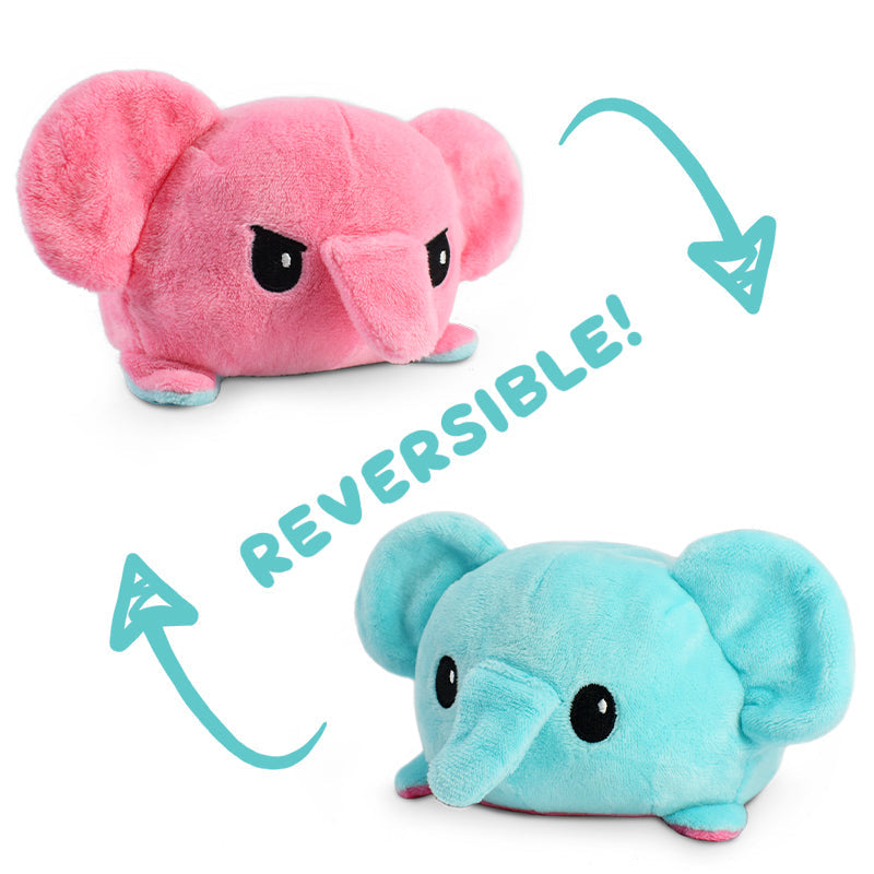 TeeTurtle Reversible Elephant Plushie Unisex