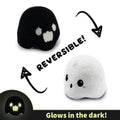 TeeTurtle Reversible Ghost Plushie (Black Glow + White) Unisex