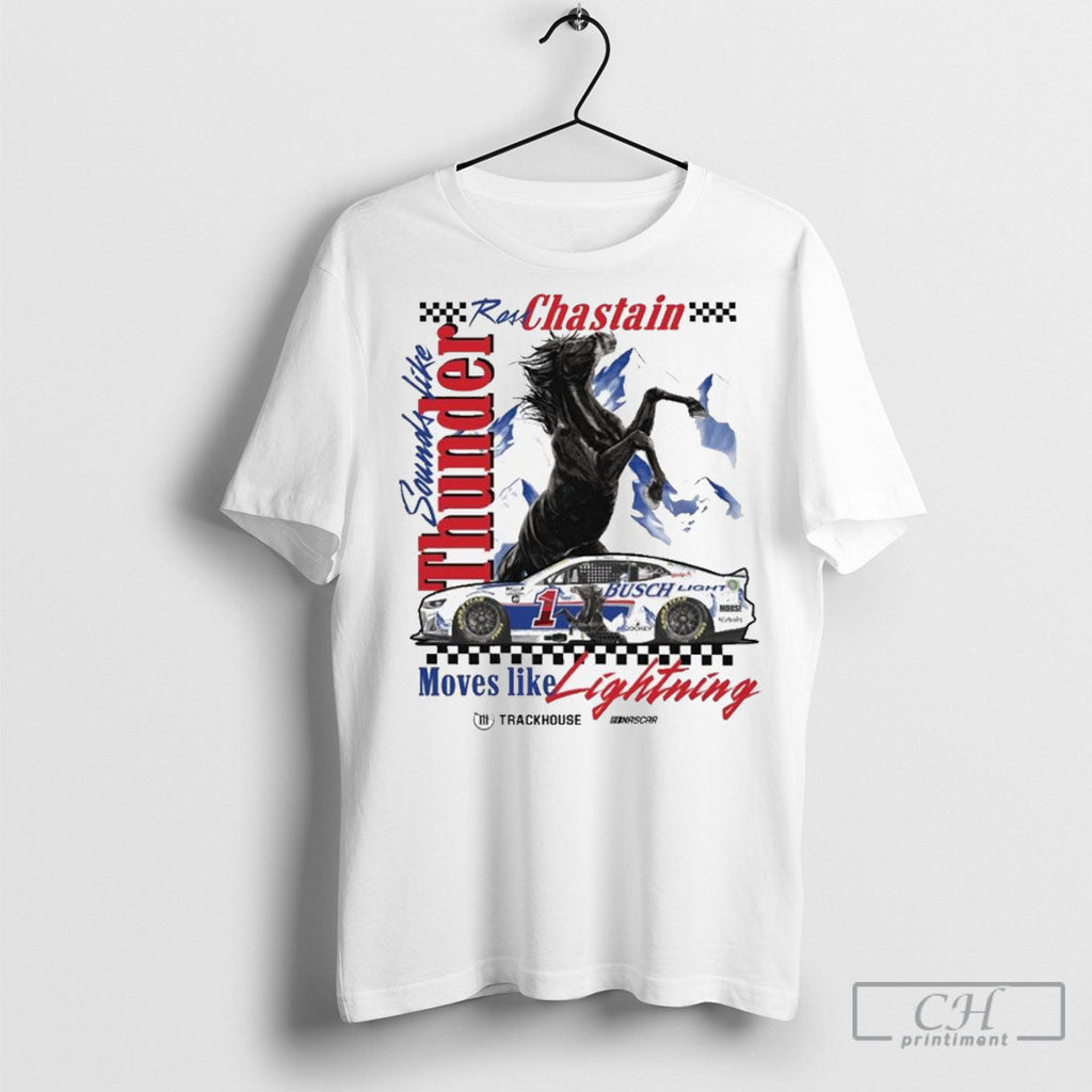 Ross Chastain 1 2025 Busch Light Retro T Shirts Unisex