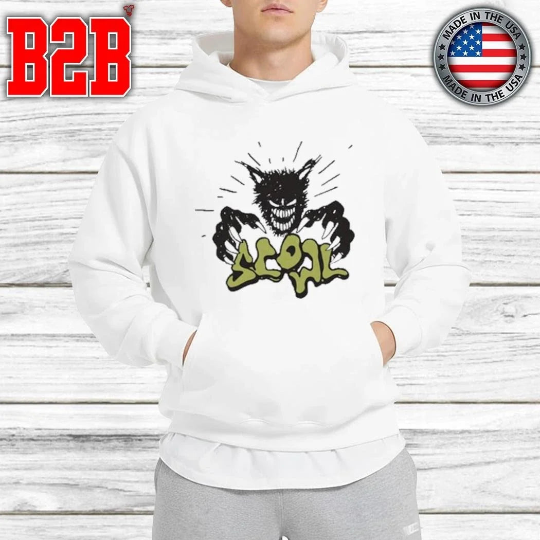 Scowl Cartoon Wolf Shirt Unisex