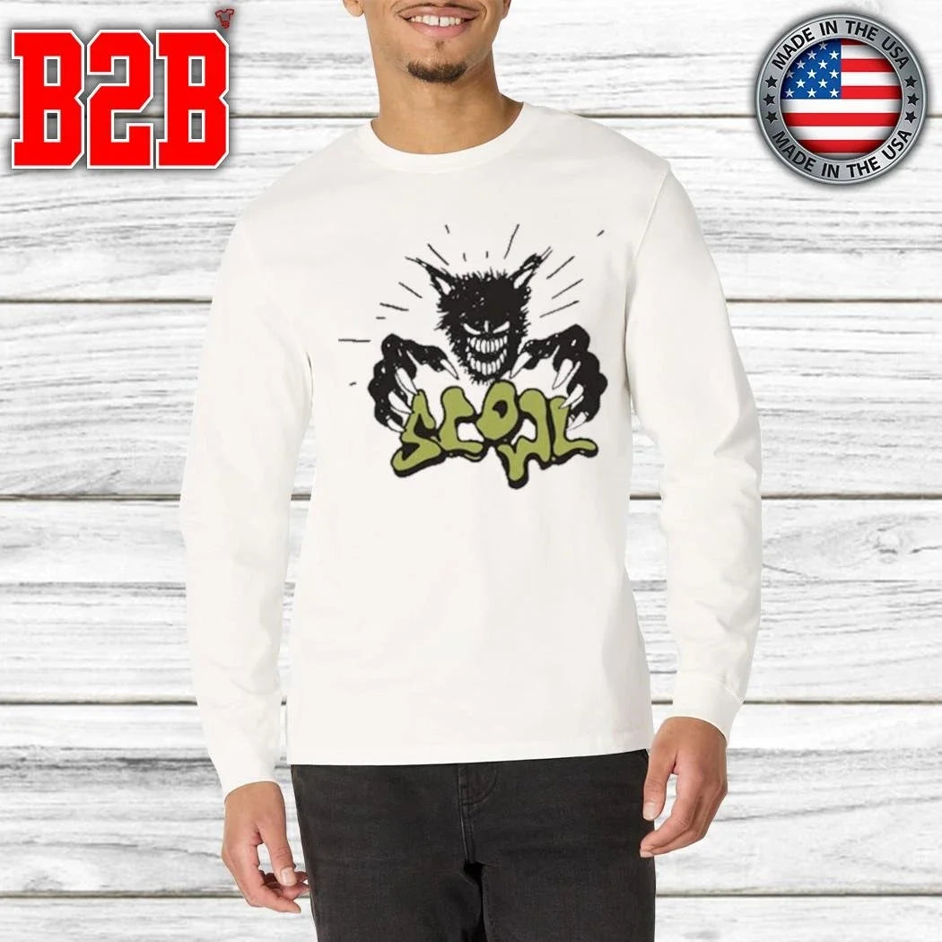 Scowl Cartoon Wolf Shirt Unisex
