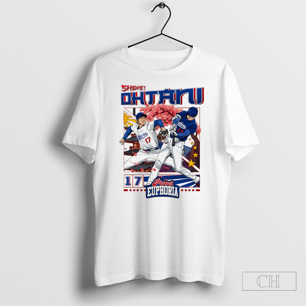 Shohei Ohtani 17 Los Angeles Dodgers Football Blossom Comic Unisex
