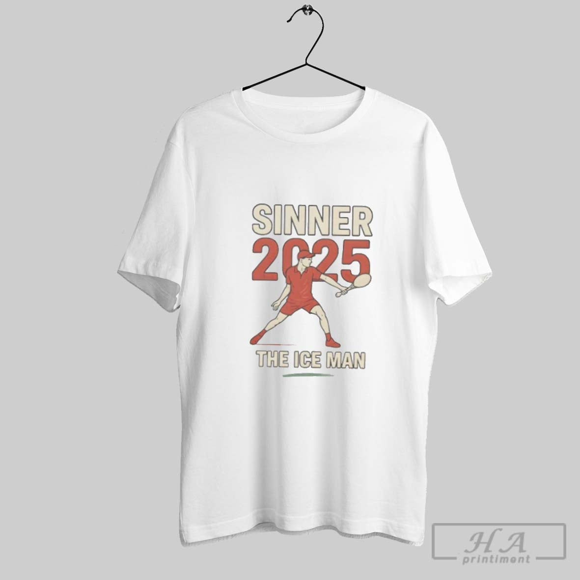 Sinner 2025 The Ice Man Tennis Unisex
