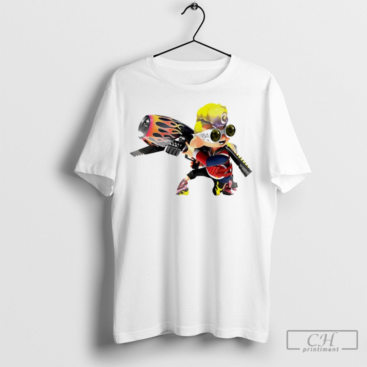 Splatoon Inkling With Heavy Weapon Shirts Unisex