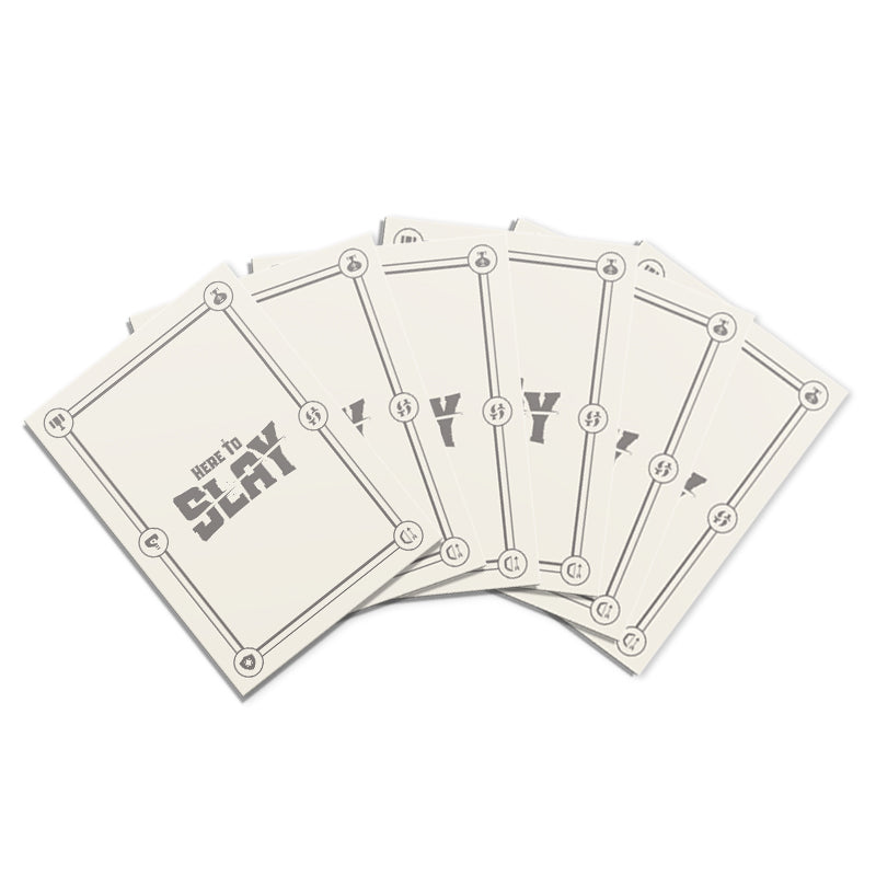 Here to Slay: Standard Size Card Sleeves Unisex