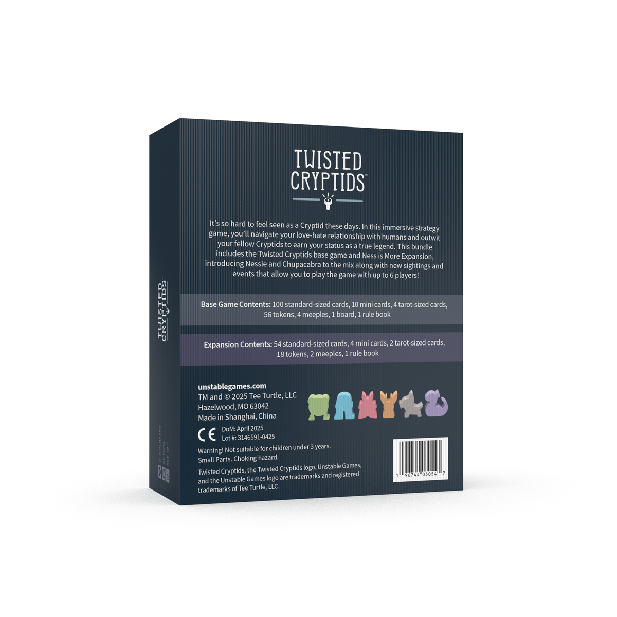 Twisted Cryptids: Base Game + Ness is More Exclusive Bundle Unisex