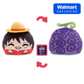 Luffy & Devil Fruit 4" Reversible Plushie Unisex