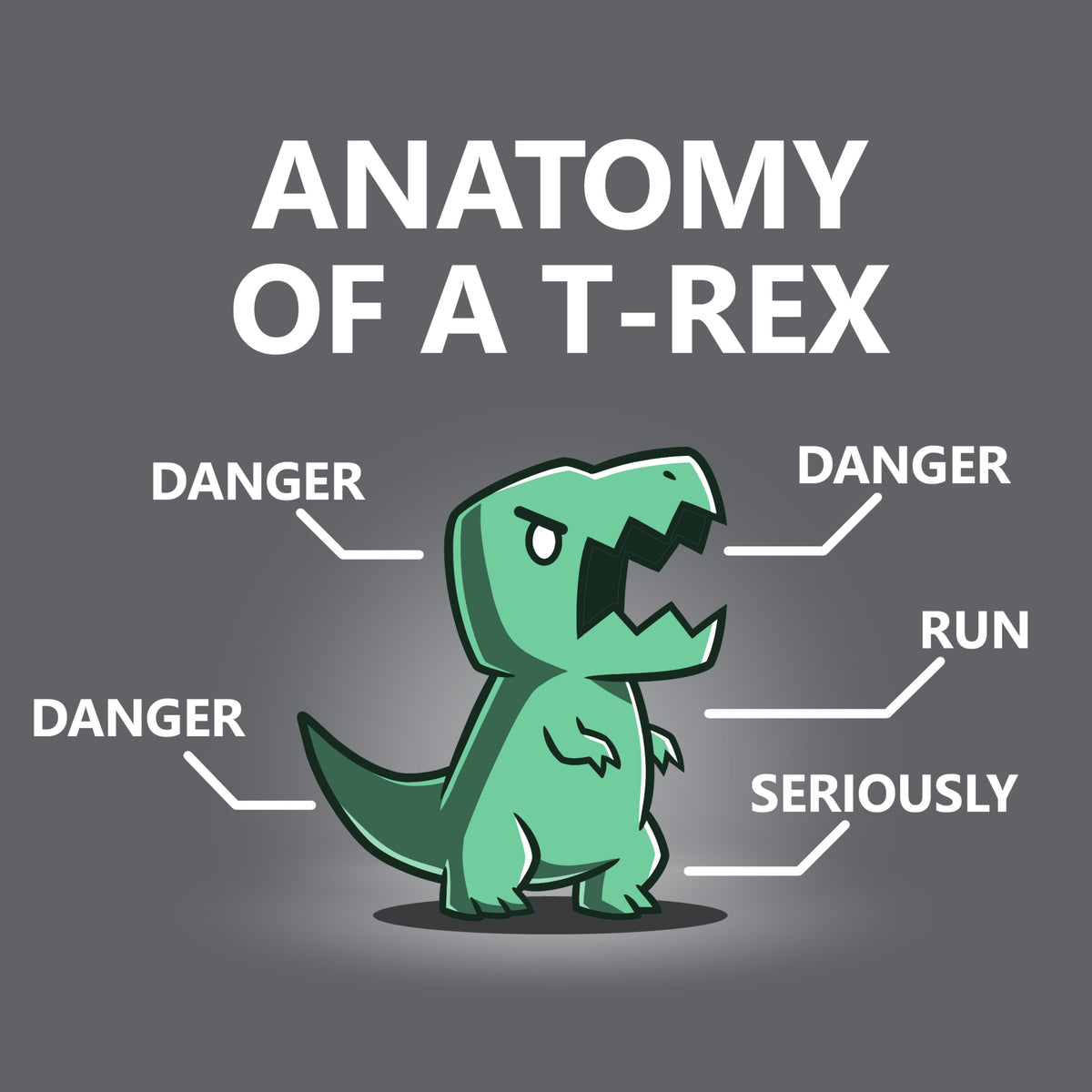 Anatomy of a T-Rex Unisex