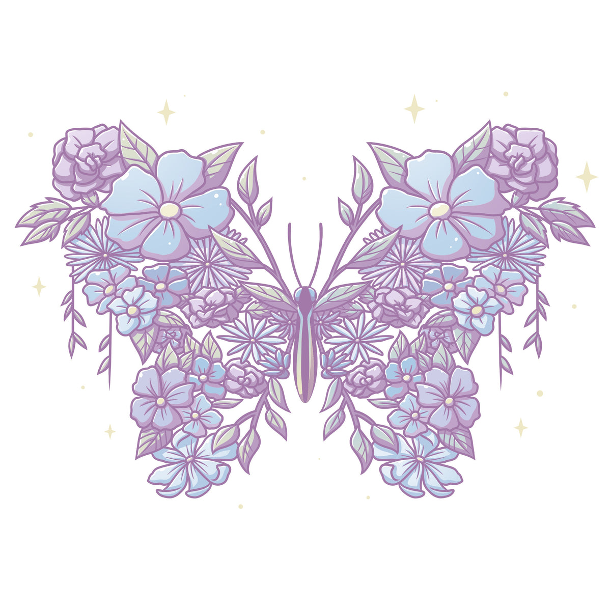 Floral Butterfly Unisex