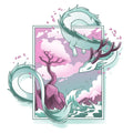 Spring Blossom Dragon Unisex