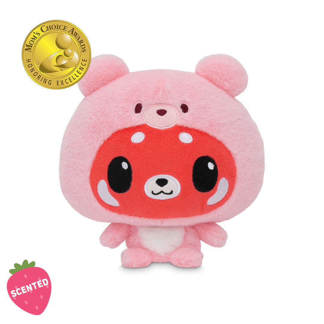 Cloudheads: 5" Strawberry Cake-Scented Red Panda (Cupcake) Unisex