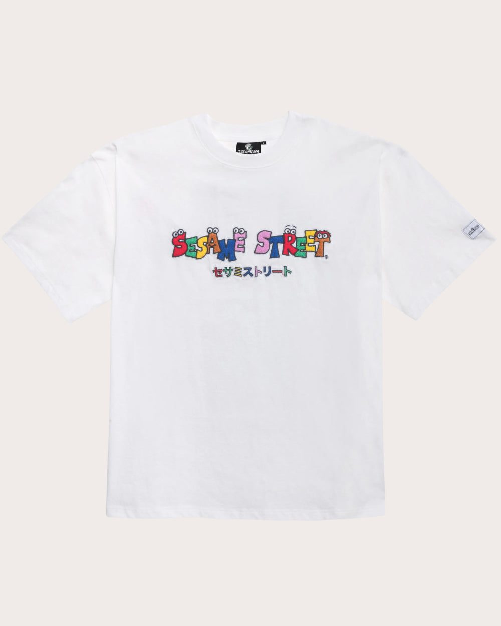 Tokyo Bin Party White Oversized Tee Unisex